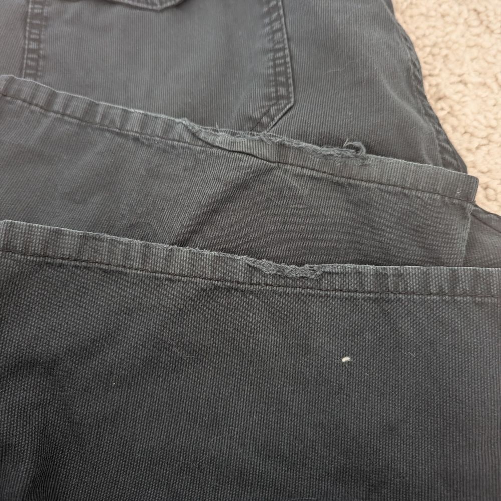 John Varvatos Black Corduroy Pants Wide leg - Picture 8 of 8